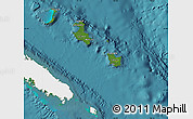 Satellite Map of Îles Loyauté, single color outside