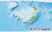 Physical 3D Map of Ouvéa, shaded relief outside