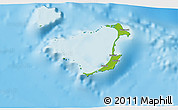Physical 3D Map of Ouvéa, single color outside