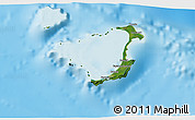 Satellite 3D Map of Ouvéa, physical outside