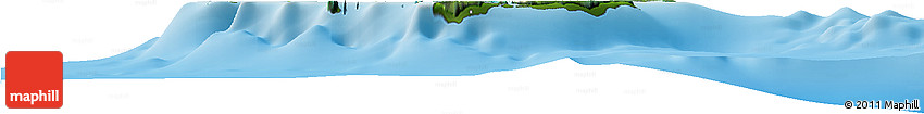 Satellite Horizon Map of Ouvéa, physical outside