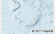 Classic Style Map of Ouvéa, single color outside