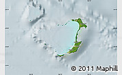 Satellite Map of Ouvéa, lighten