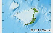 Satellite Map of Ouvéa, physical outside