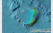 Satellite Map of Ouvéa, single color outside