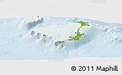 Physical Panoramic Map of Ouvéa, lighten