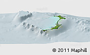 Satellite Panoramic Map of Ouvéa, lighten