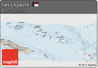 Classic Style Panoramic Map of Îles Loyauté