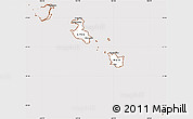 Classic Style Simple Map of Îles Loyauté, cropped outside