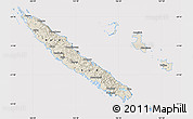 Shaded Relief Map of New Caledonia, cropped outside