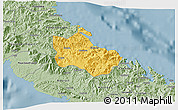 Savanna Style 3D Map of Houaïlou