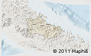 Shaded Relief 3D Map of Houaïlou, lighten