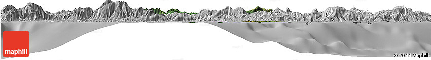 Satellite Horizon Map of Houaïlou, lighten, desaturated Satellite Horizon Map of Houaïlou, lighten, desaturated