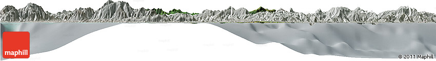 Satellite Horizon Map of Houaïlou, lighten, semi-desaturated Satellite Horizon Map of Houaïlou, lighten, semi-desaturated