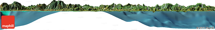 Satellite Horizon Map of Houaïlou