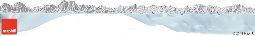 Silver Style Horizon Map of Houaïlou