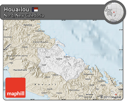 Classic Style Map of Houaïlou
