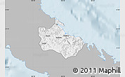 Gray Map of Houaïlou, single color outside