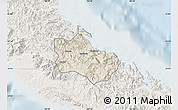 Shaded Relief Map of Houaïlou, lighten