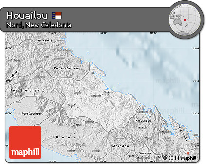 Silver Style Map of Houaïlou