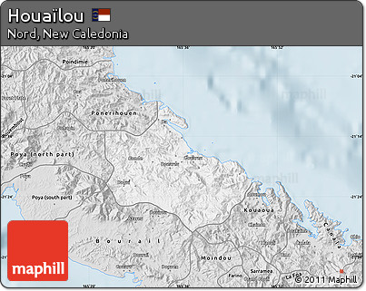 Silver Style Map of Houaïlou