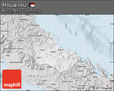 Silver Style Map of Houaïlou