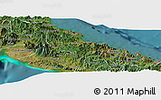 Satellite Panoramic Map of Houaïlou