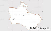 Classic Style Simple Map of Houaïlou, cropped outside