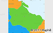 Political Simple Map of Houaïlou