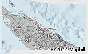 Gray 3D Map of Pouébo