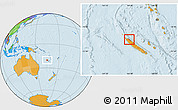 Political Location Map of Pouébo