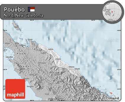 Gray Map of Pouébo