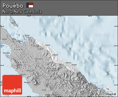 Gray Map of Pouébo