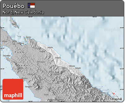 Gray Map of Pouébo