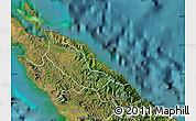 Satellite Map of Pouébo