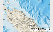 Shaded Relief Map of Pouébo