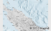 Silver Style Map of Pouébo