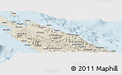Classic Style Panoramic Map of Pouébo