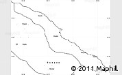 Blank Simple Map of Pouébo