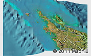 Satellite 3D Map of Poum
