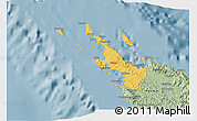 Savanna Style 3D Map of Poum