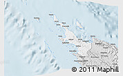 Silver Style 3D Map of Poum
