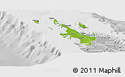 Physical Panoramic Map of Poum, lighten, desaturated