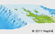 Physical Panoramic Map of Poum