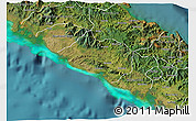 Satellite 3D Map of Bourail