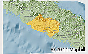 Savanna Style 3D Map of Bourail