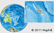 Physical Location Map of Bourail