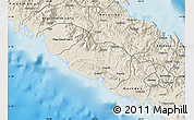 Shaded Relief Map of Bourail