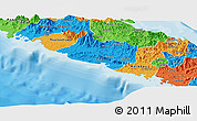 Political Panoramic Map of Bourail
