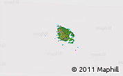 Satellite 3D Map of l'Île des Pins, cropped outside